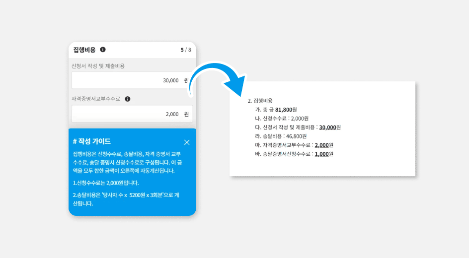 양육비지급명령신청서양식